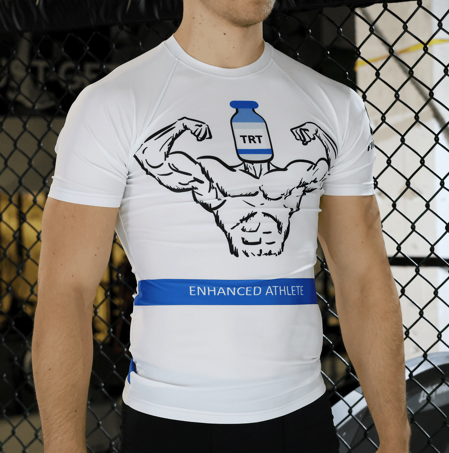 MF "TRT" Testosterone Performance Short Sleeve Rash Guard