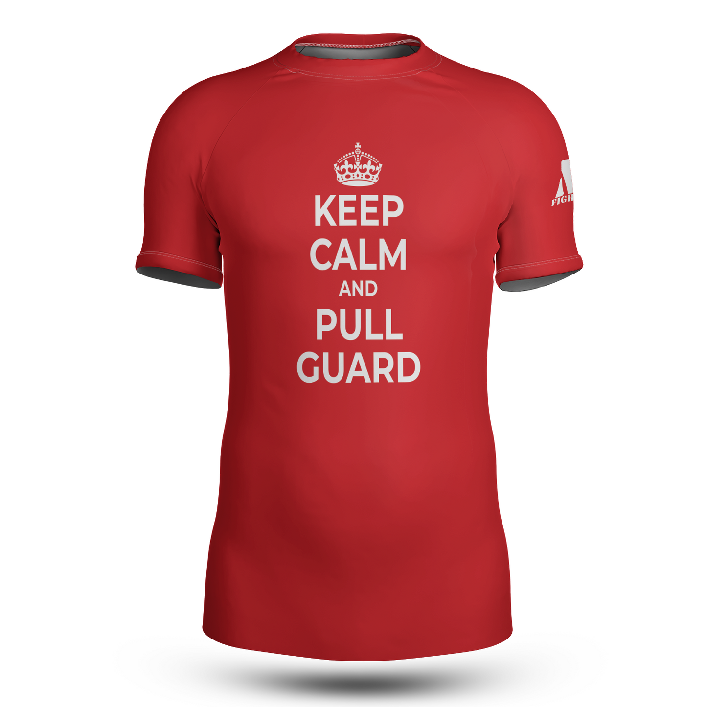 keep calm and pull guard rash guard